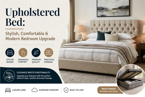 Upholstered Bed: The Stylish Bedroom Upgrade That Also Improves Comfort