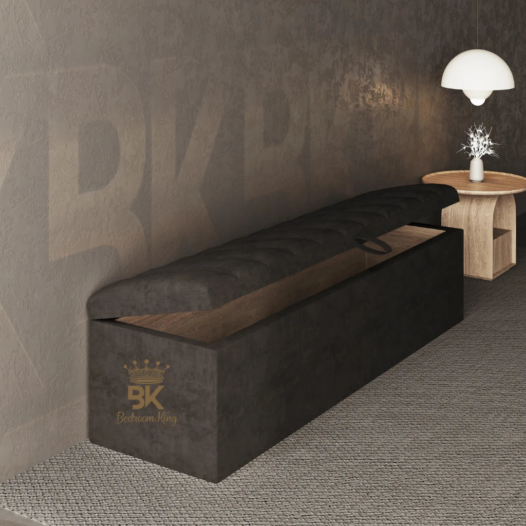 Hudson ottoman storage - Bedroomking USA