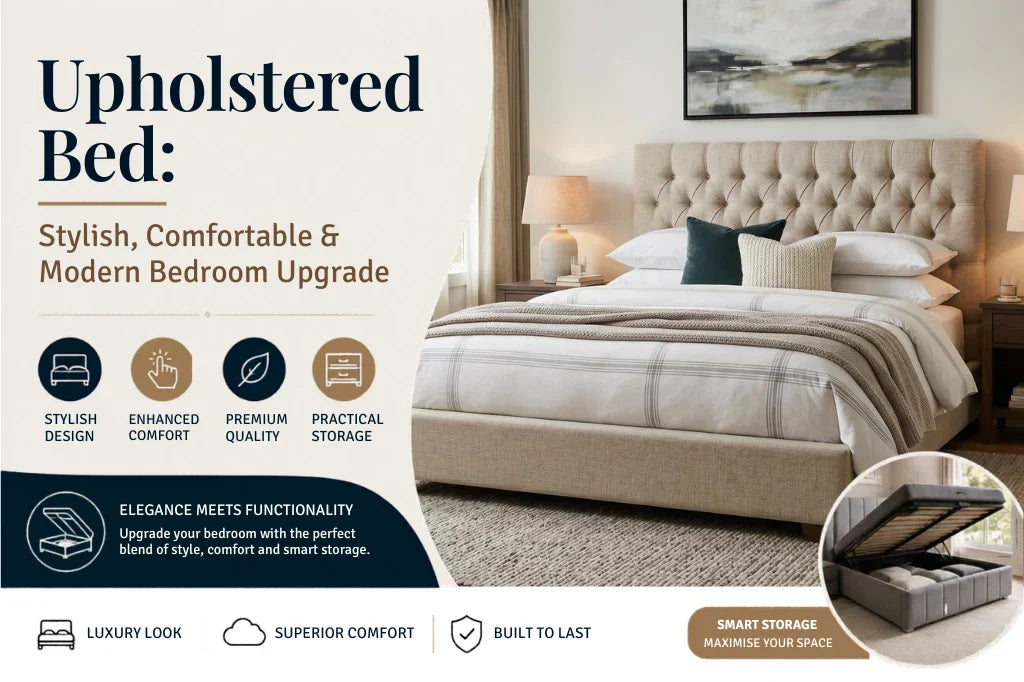 Upholstered Bed: The Stylish Bedroom Upgrade That Also Improves Comfort